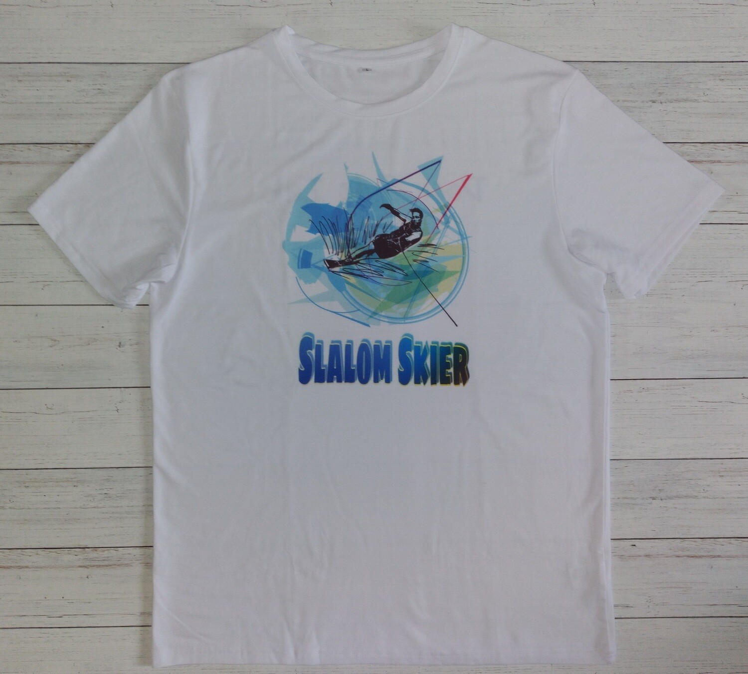 SLALOM SKIER/WATERSKI T-SHIRT