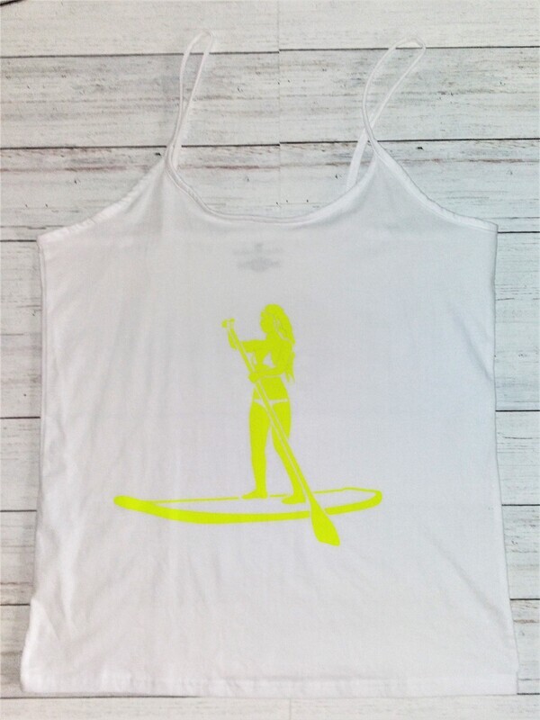 STAND UP &amp; PADDLE CHIC/SUNFLOWER TANK TOP
