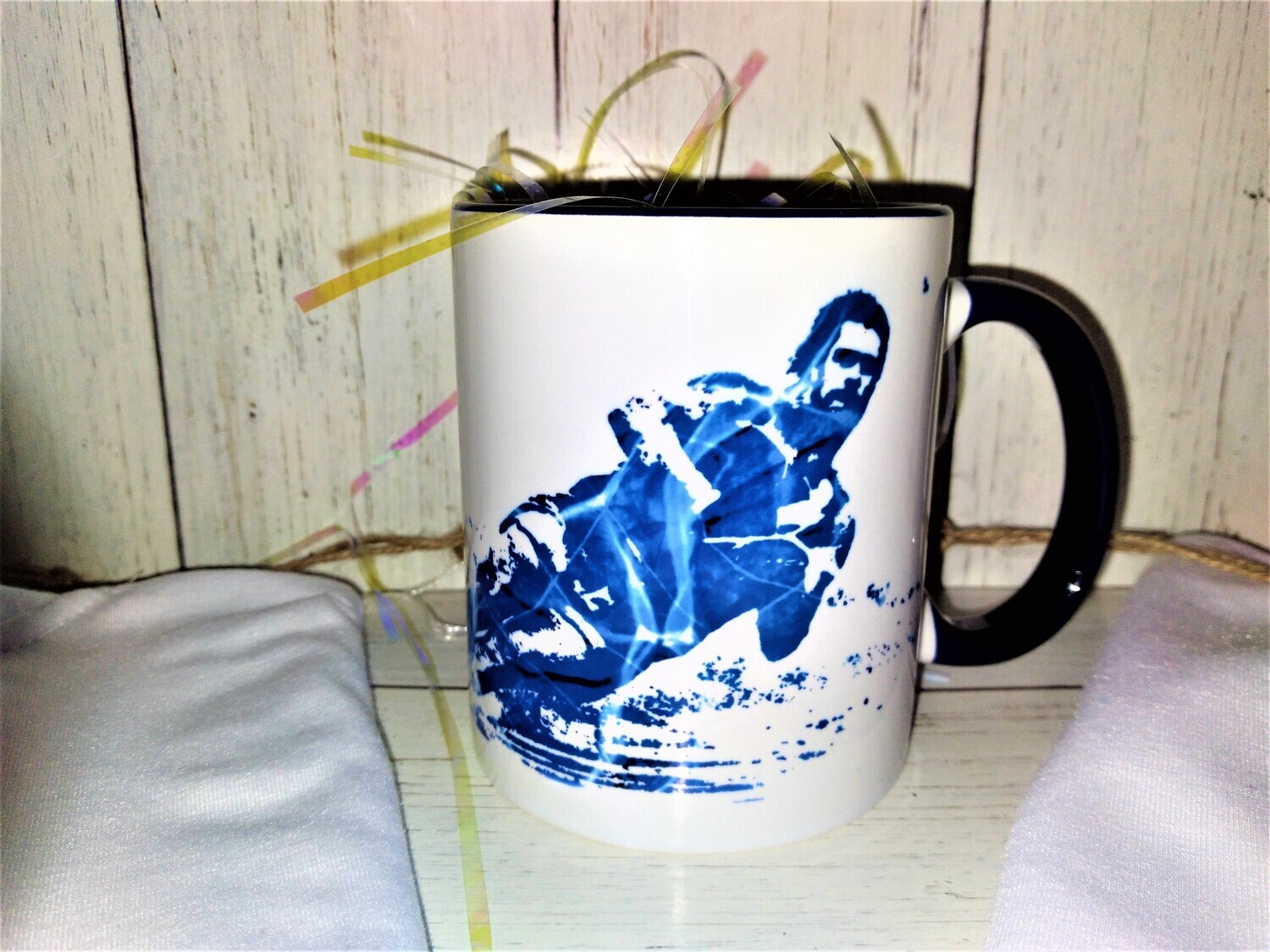 BLUE SLALOM SKI 12OZ. MUG