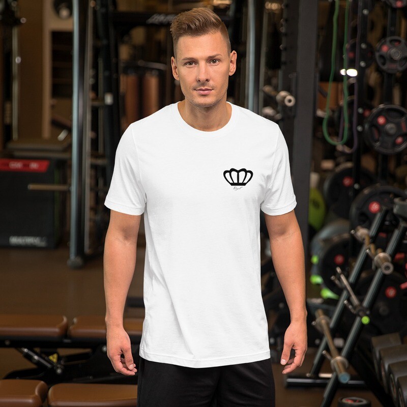 Royal Short-Sleeve Unisex T-Shirt - Black Crown