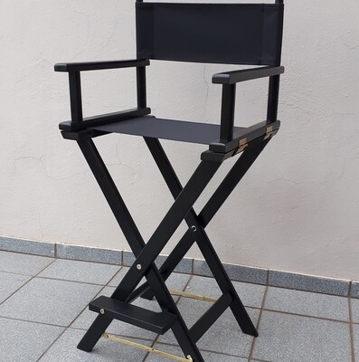 Wood Custom Makeup / Director&#39;s Chair including carry bag