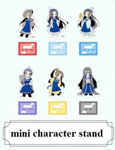 Village Vanguard x MDZS Clerk Costume Series Merch - Mini Character Acrylic Stand