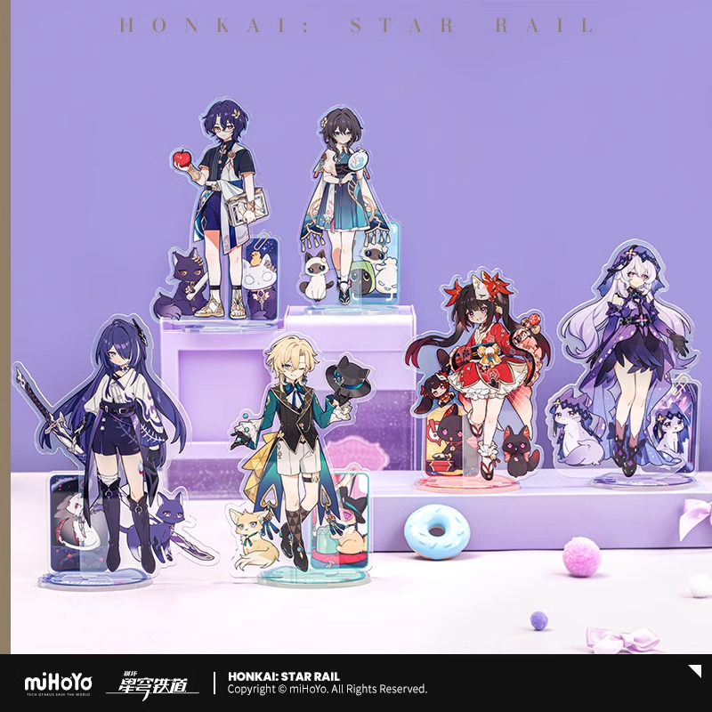 Honkai: Star Rail - Tiny Cat Series Acrylic Stand (18 designs)