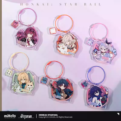 Honkai: Star Rail - Tiny Cat Series Acrylic Keychain (18 designs)