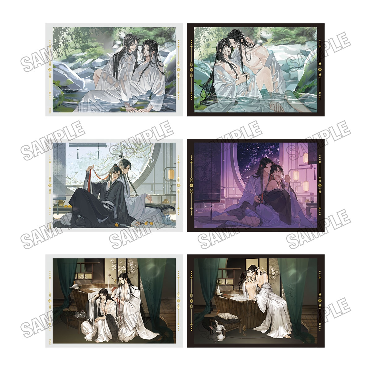 JP MEDICOS x MDZS - Anime Japan 2025 Goods - &quot;Scenes of Love&quot; Ver. Double-Sided Illustration Card Set