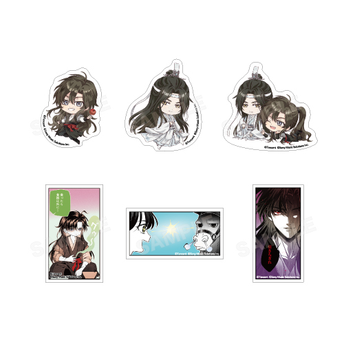 JP Manga10 x MDZS &quot;Sakura Tea House&quot; Cafe Collaboration Goods - Sticker Set (6pc)