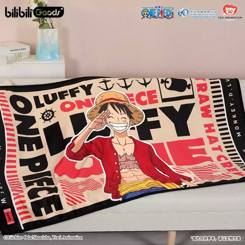 bilibiliGoods x One Piece - Lap Blanket (Monkey D. Luffy)