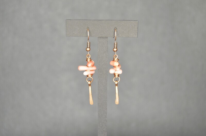 Coral Cluster Earrings
