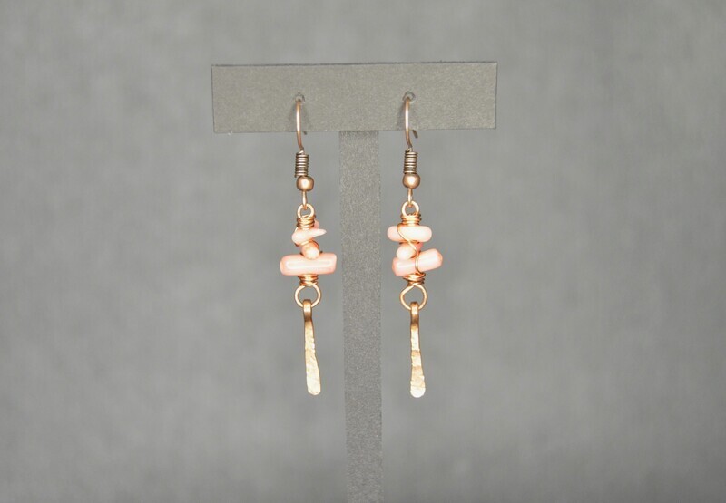 Coral Cluster Earrings