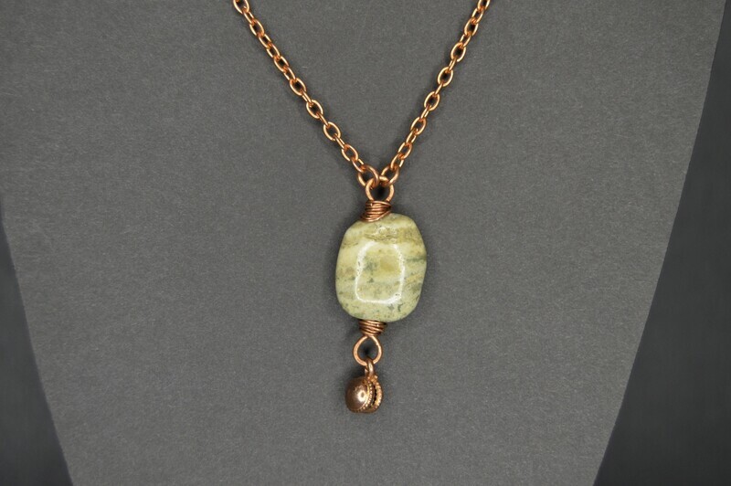 Earthy Jasper and Copper Necklace