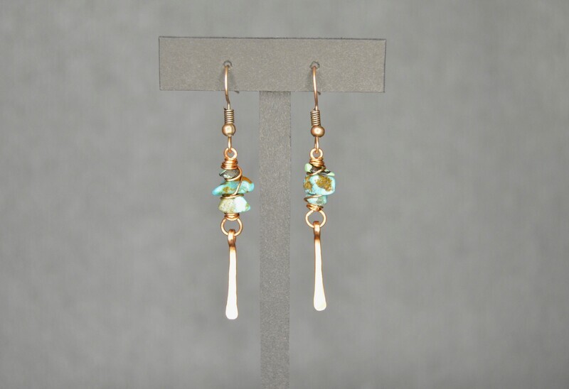 Turquoise Cluster Earring