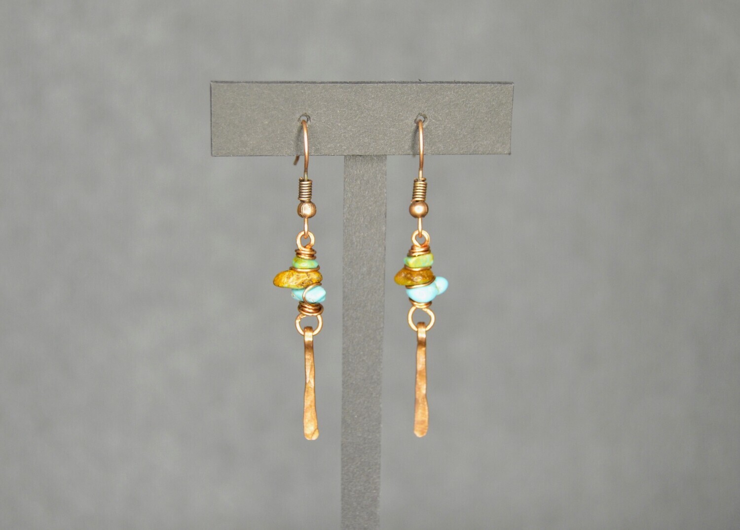 Turquoise Cluster Earring