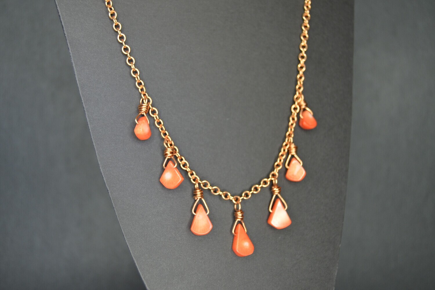 Pink Coral Necklace