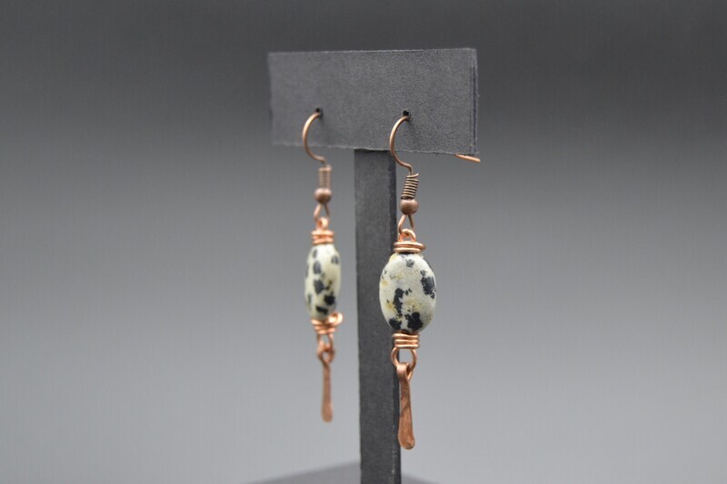 Dalmatian Jasper Earrings
