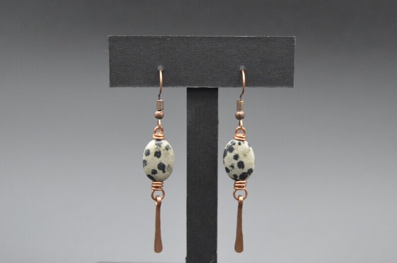 Dalmatian Jasper Earrings