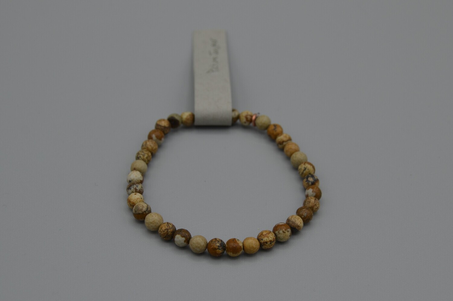 Neutral Tone Stone Stretch Bracelet L