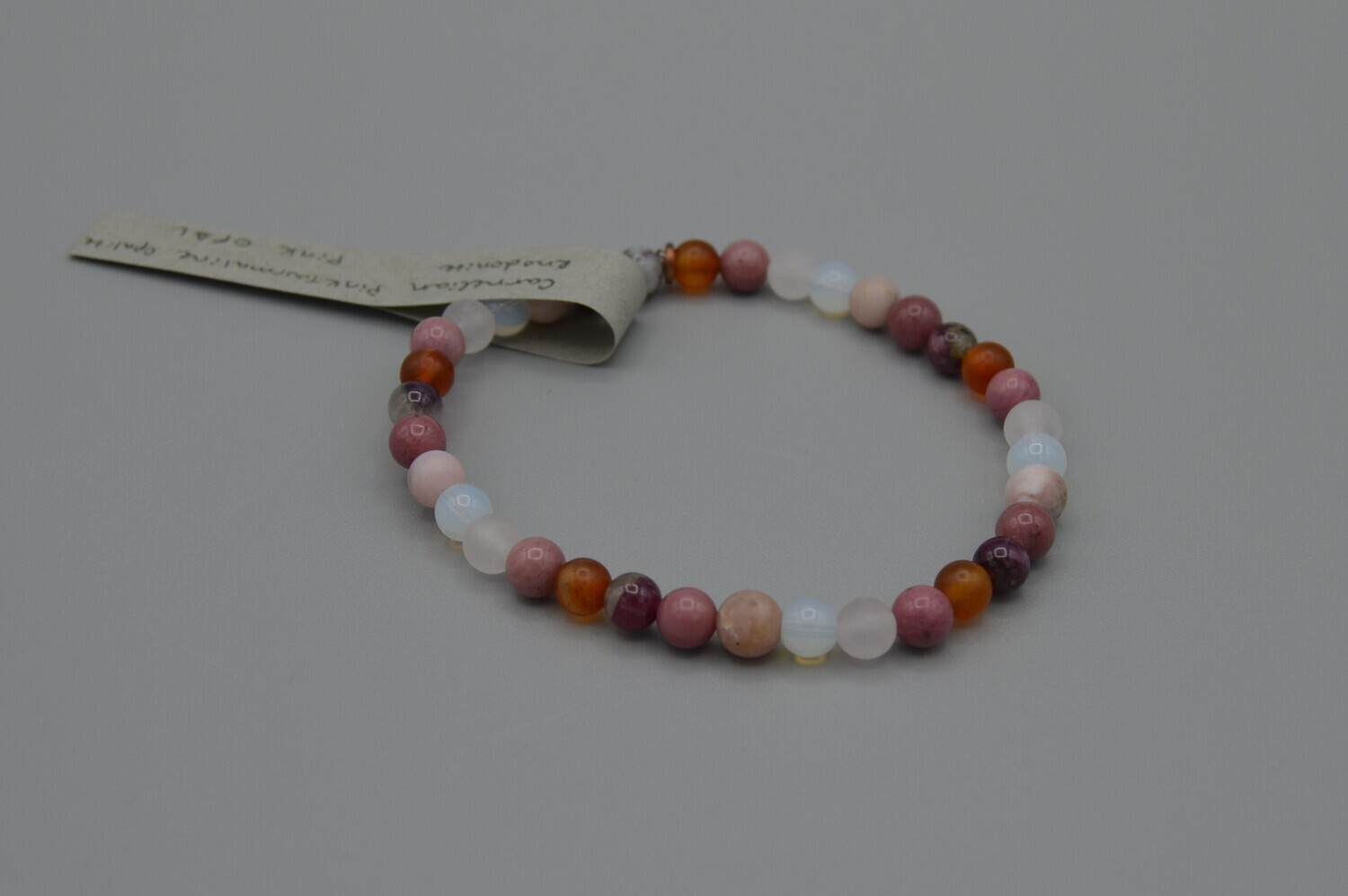 Lesbian Pride Stone Stretch Bracelet L