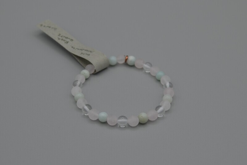 Trans Pride Stone Stretch Bracelet M
