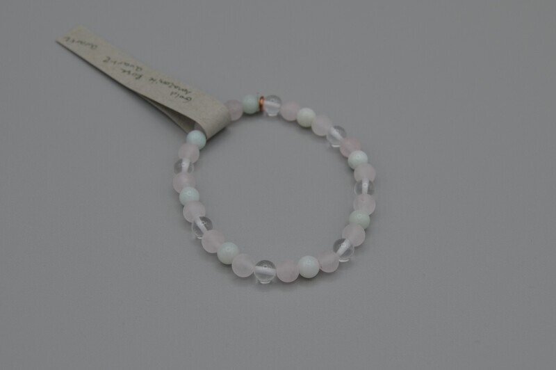 Trans Pride Stone Stretch Bracelet M
