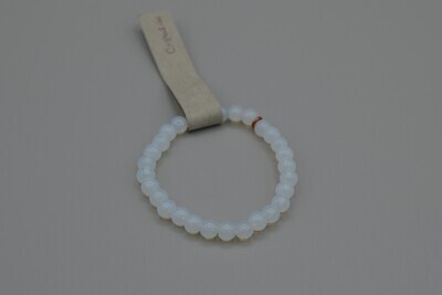 Pastel Blue Stone Stretch Bracelet S
