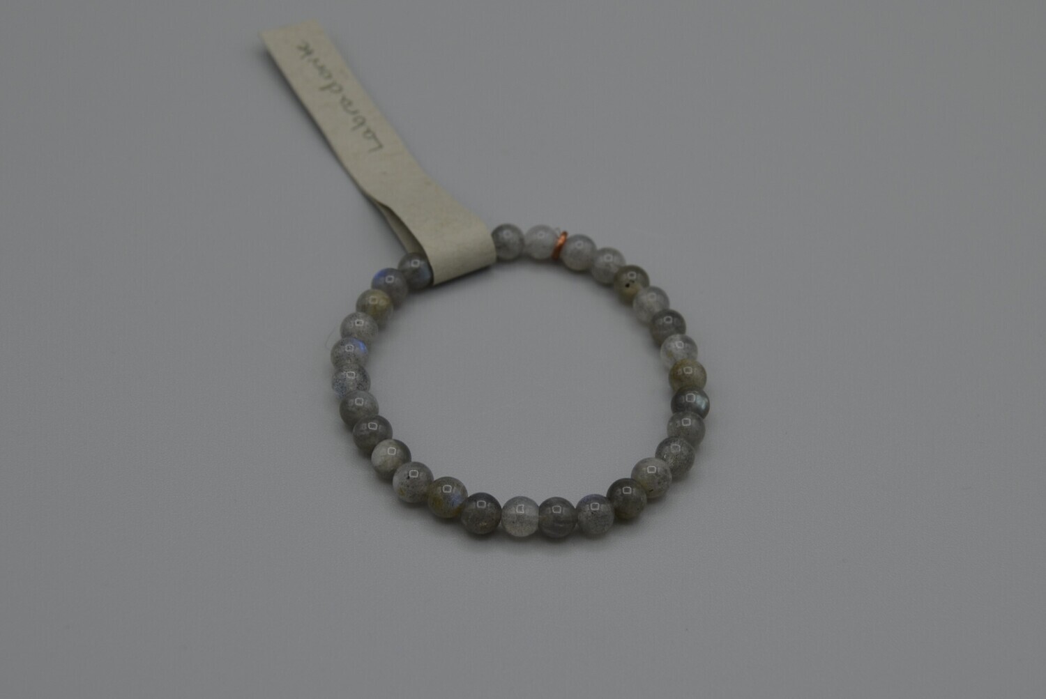 Grey Stone Stretch Bracelet M