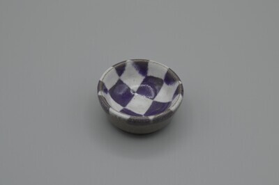 Purple Checkerboard Mini Dish