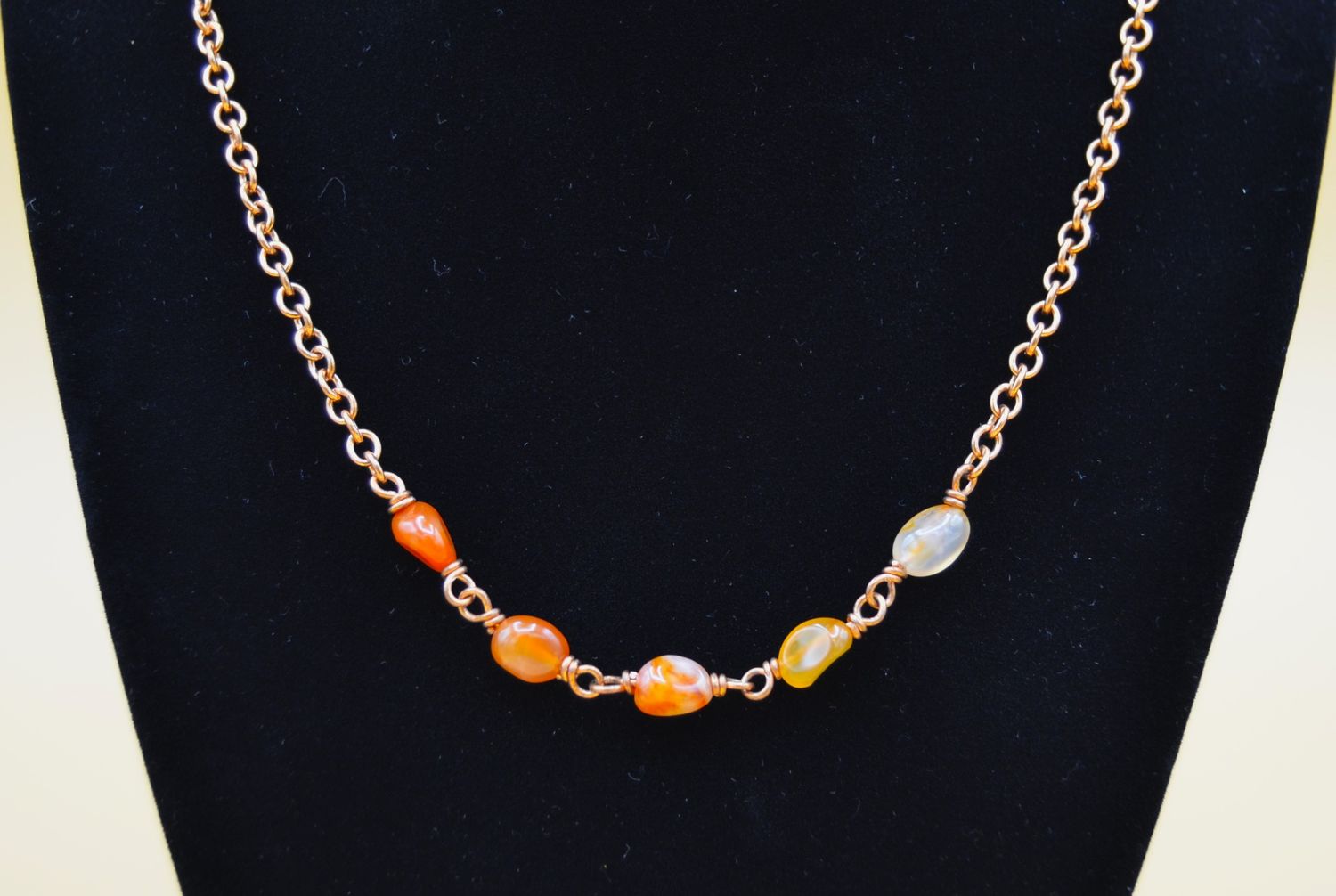 Carnelian Ombre Necklace