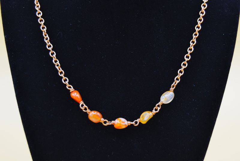 Carnelian Ombre Necklace
