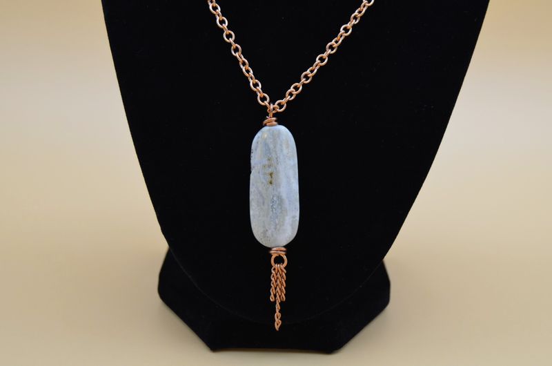 White Ocean Jasper Necklace