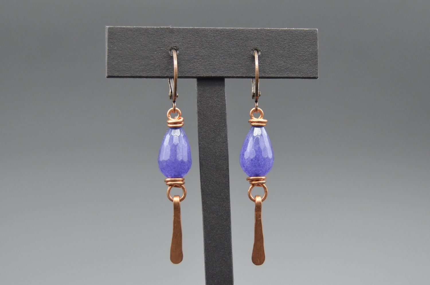 Violet Jade Earrings