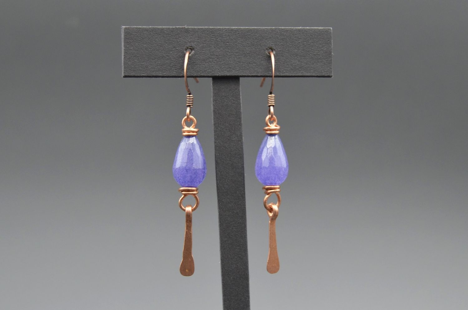 Violet Jade Earrings