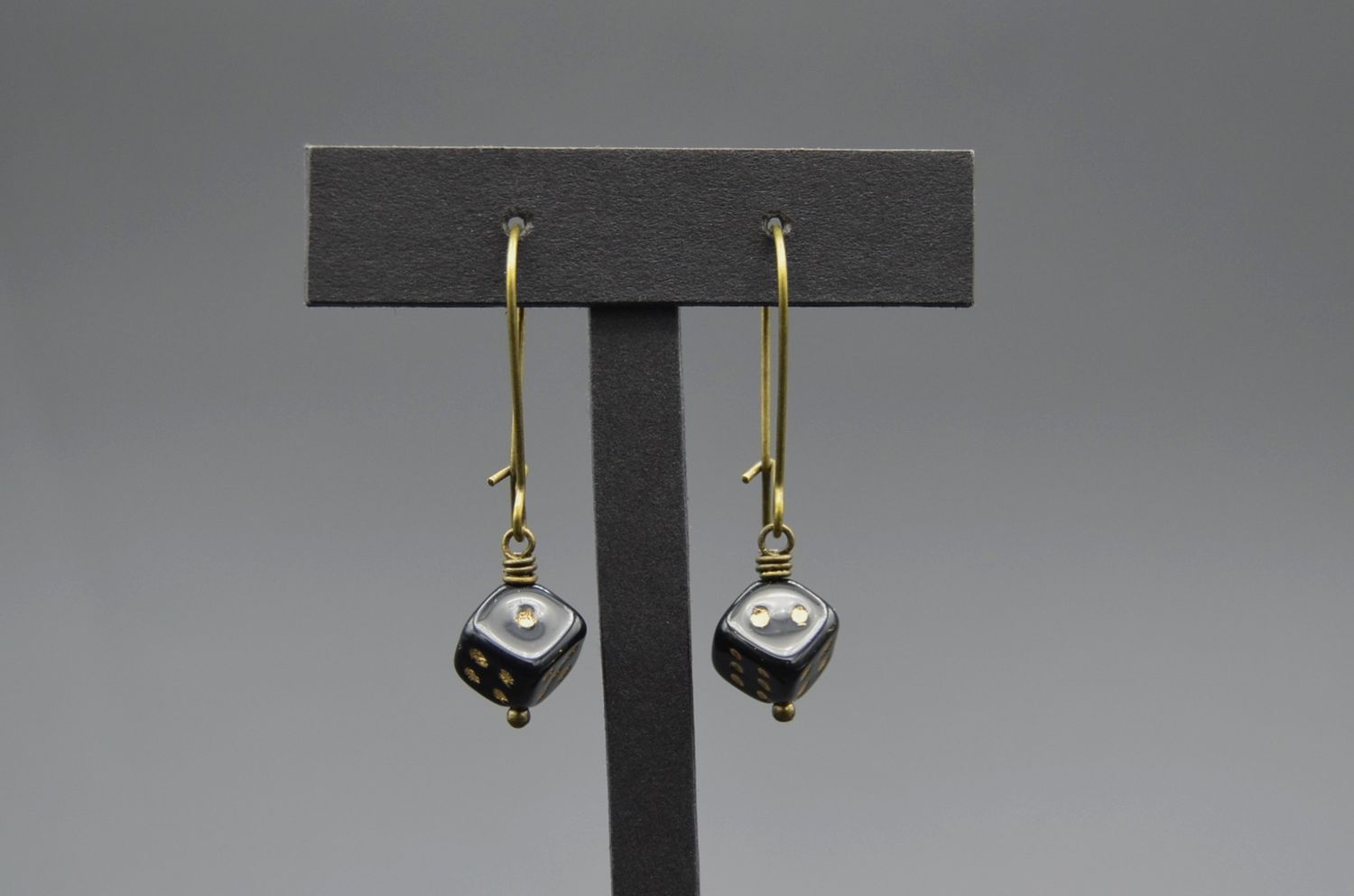 Black Dice Earrings
