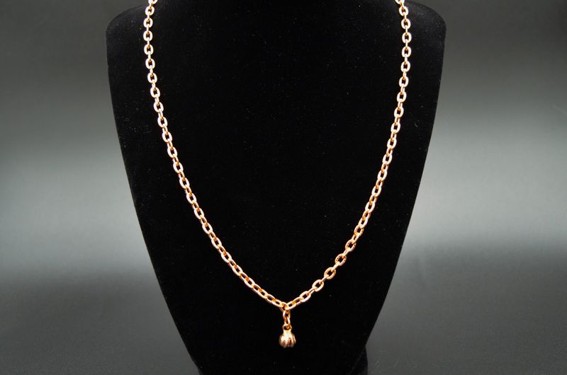 Copper Jingle Bell Necklace