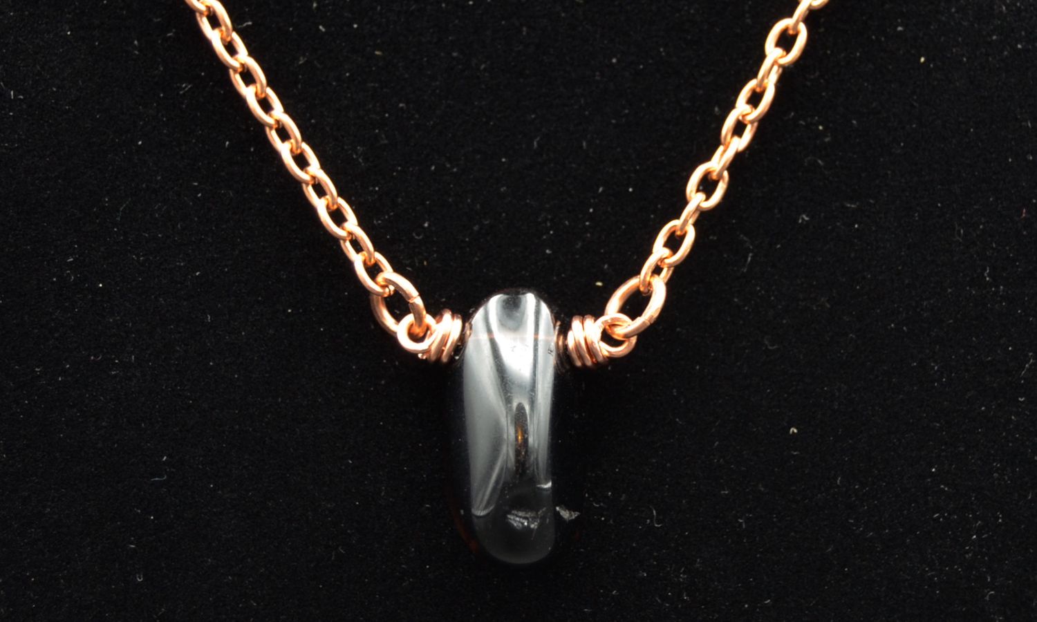 Smoky Quartz and Copper Necklace