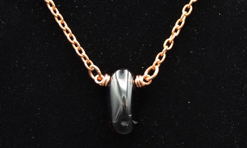 Smoky Quartz and Copper Necklace