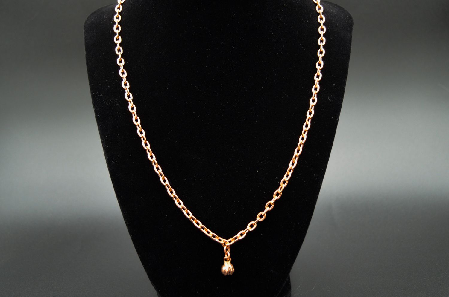 Copper Jingle Bell Necklace