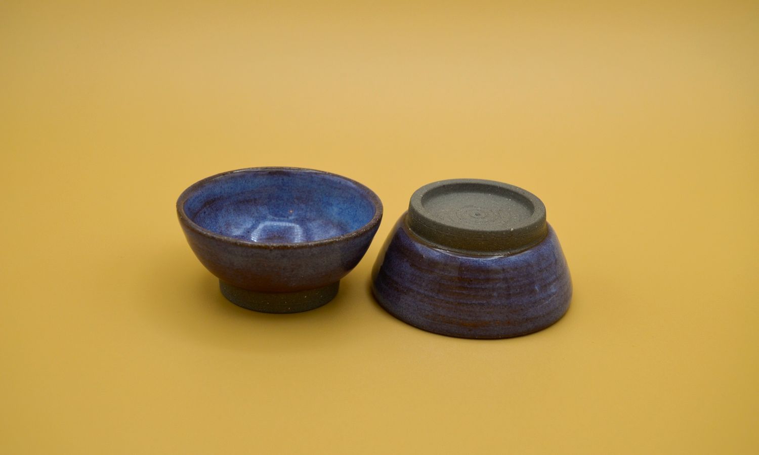 Set of Two Purple Mini Dishes