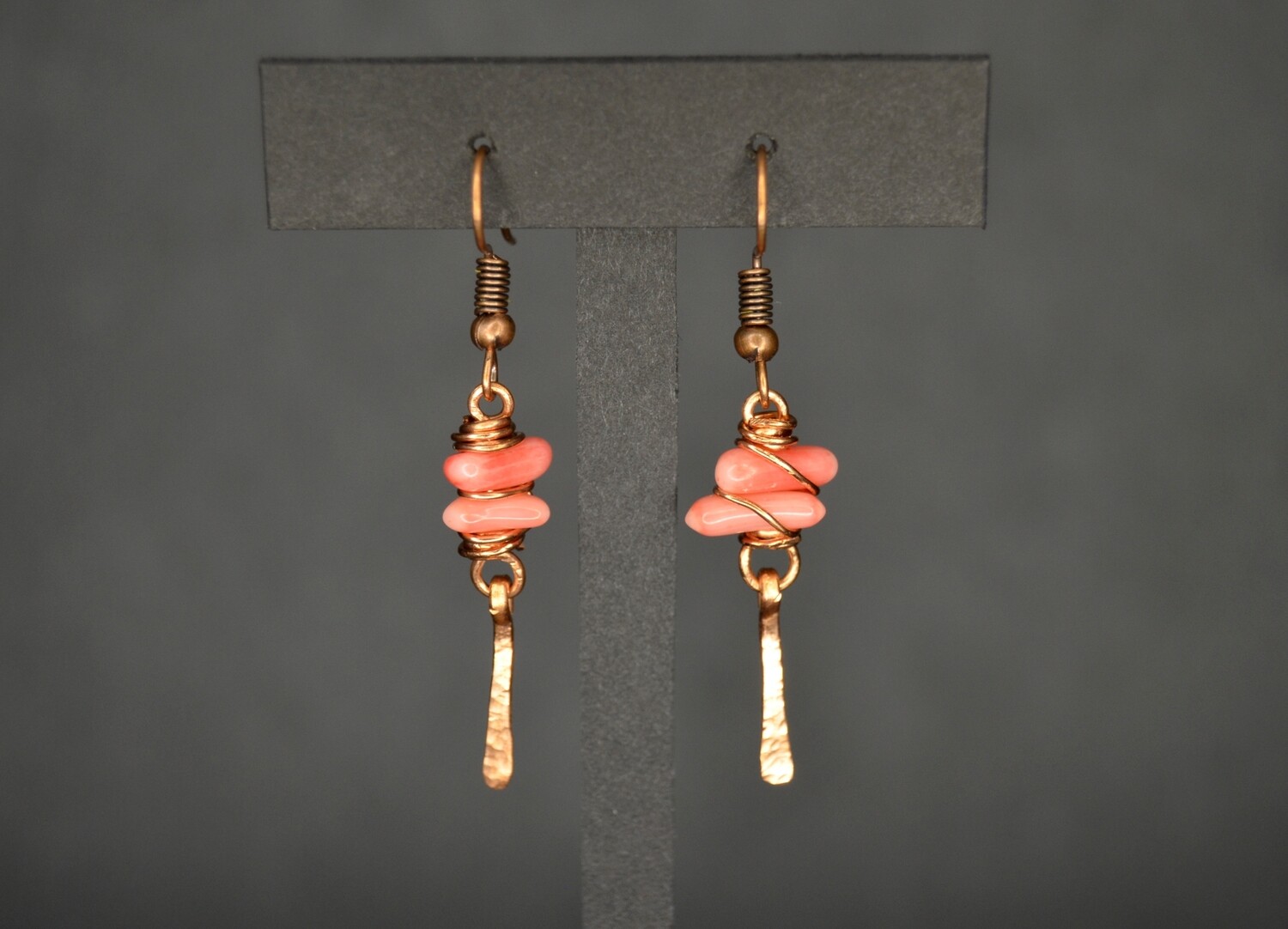 Coral Cluster Earrings