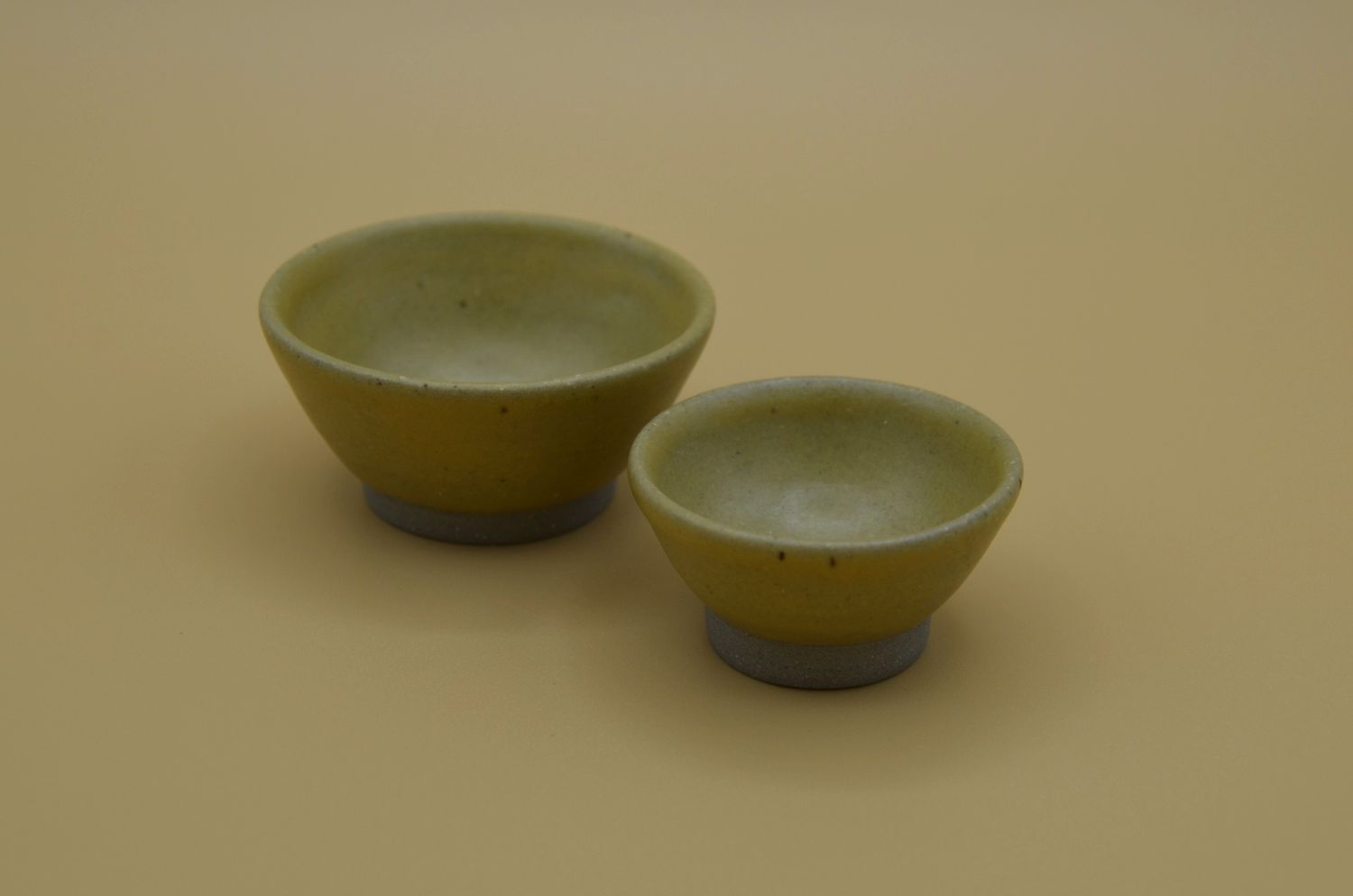 Set of Yellow Mini Dishes