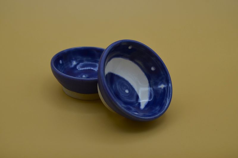 Set of Two Starry Night Mini Dishes