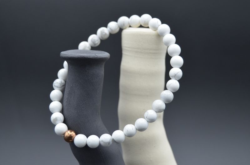 Howlite Stretch Bracelet