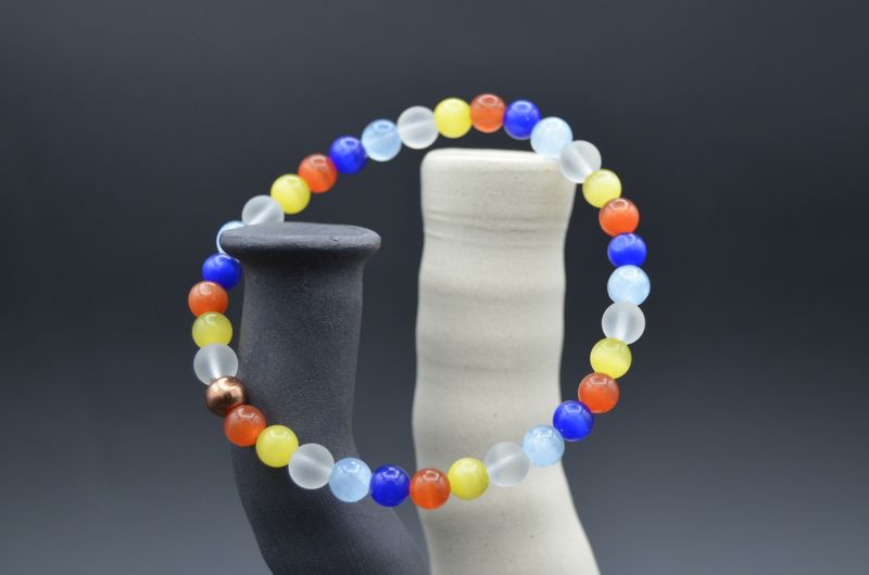 Aroace Pride Stretch Bracelet