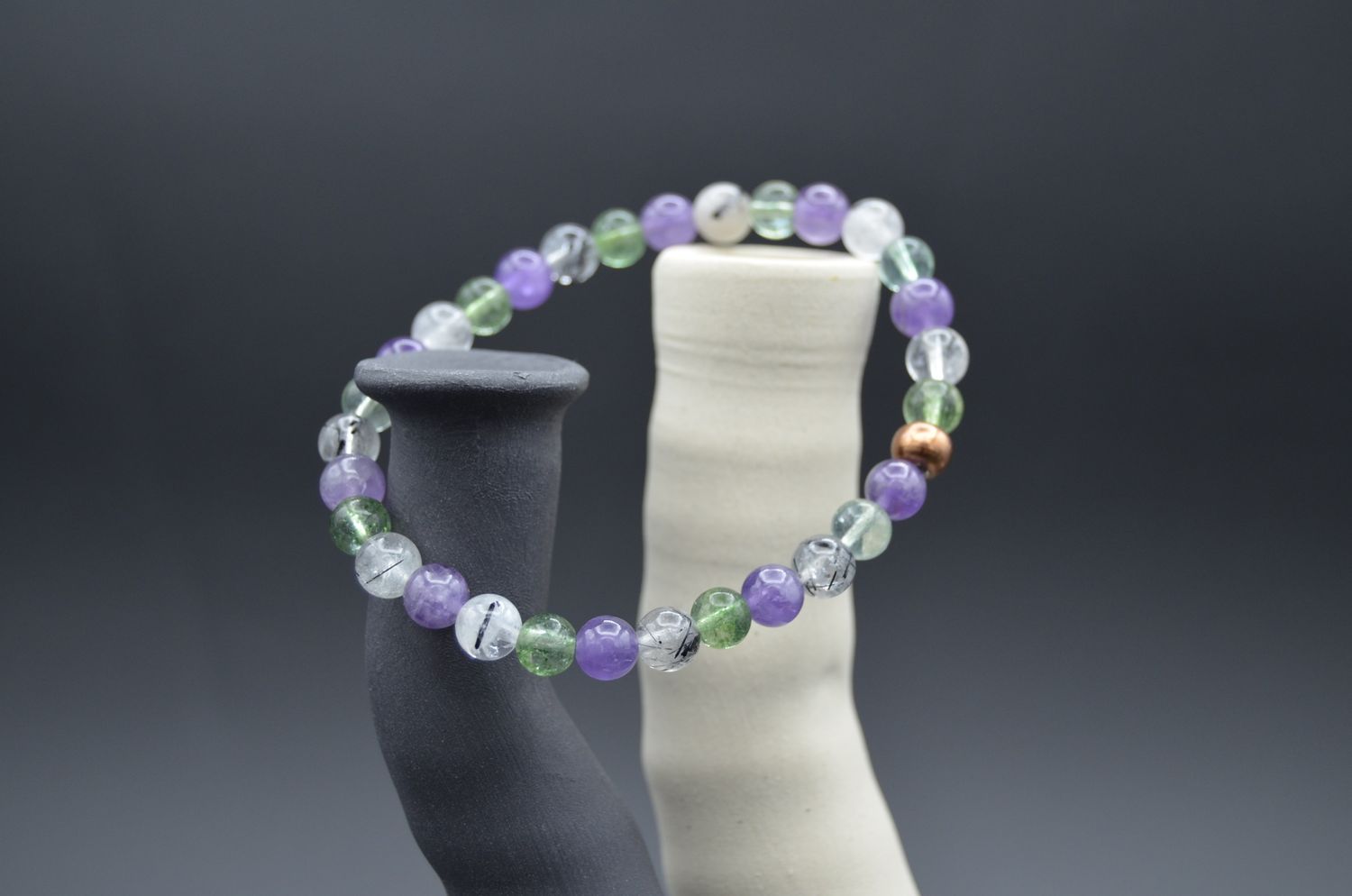 Genderqueer Pride Stretch Bracelet