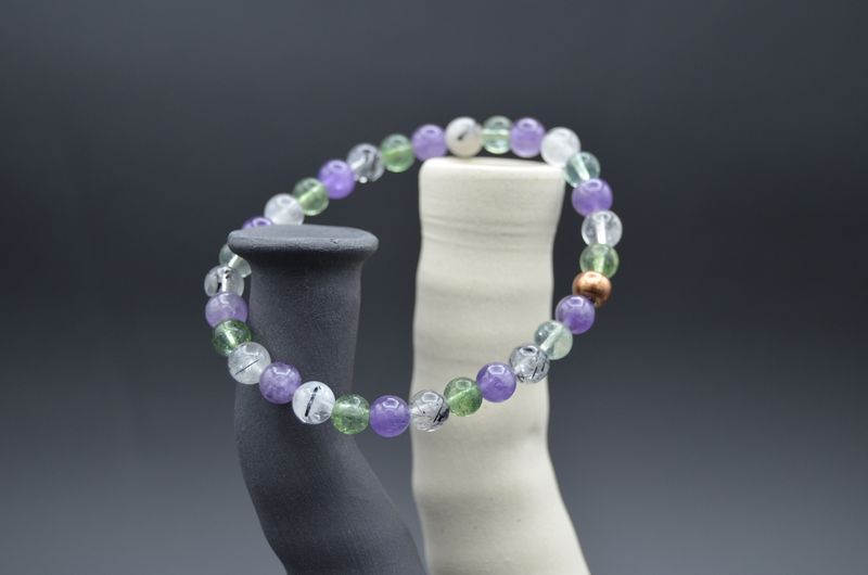 Genderqueer Pride Stretch Bracelet