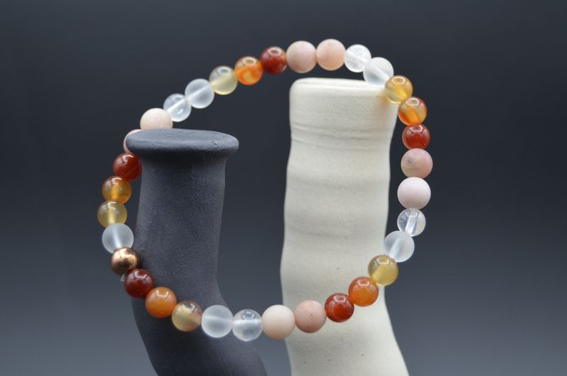 Lesbian Pride Stretch Bracelet