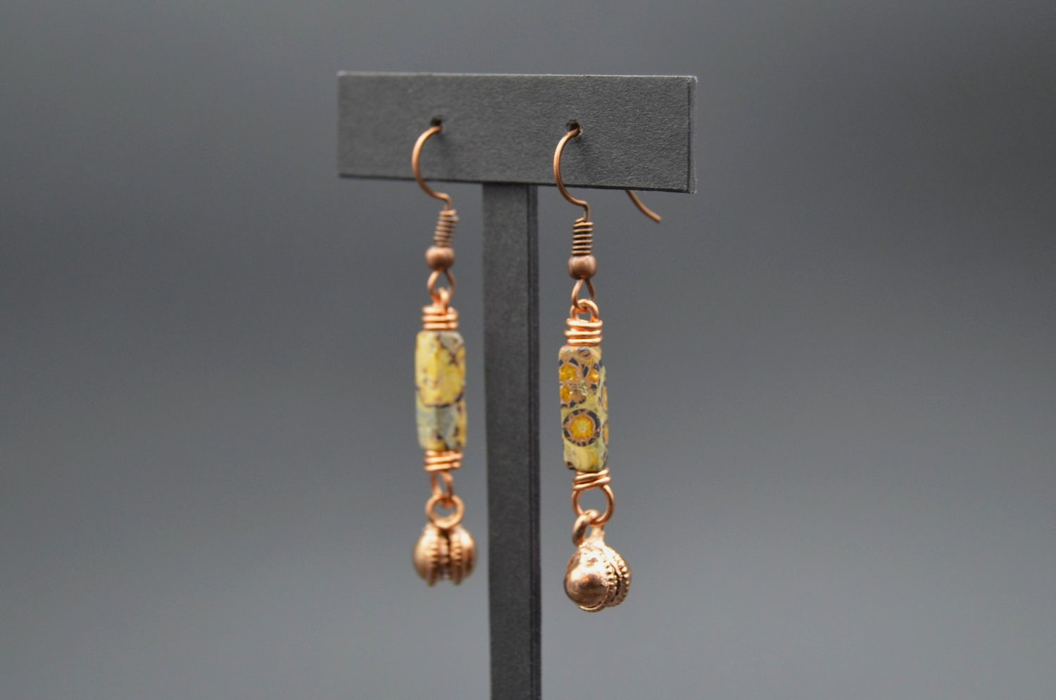 Jingle Bells and Jasper Earring