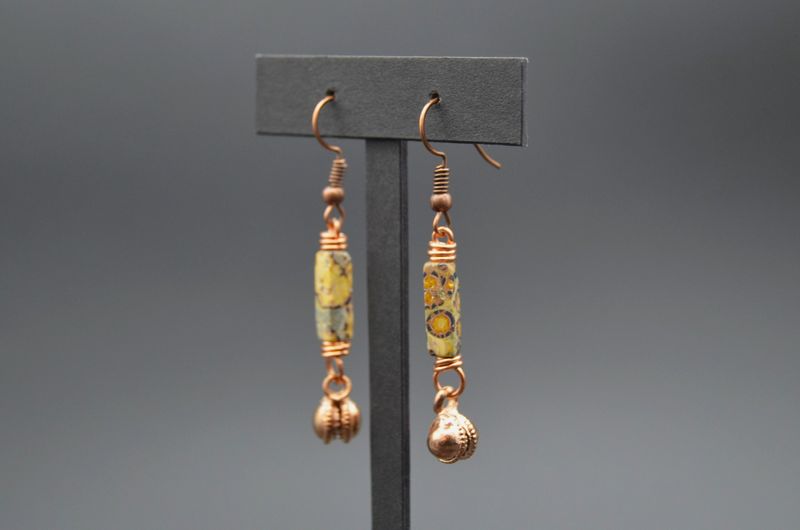 Jingle Bells and Jasper Earring
