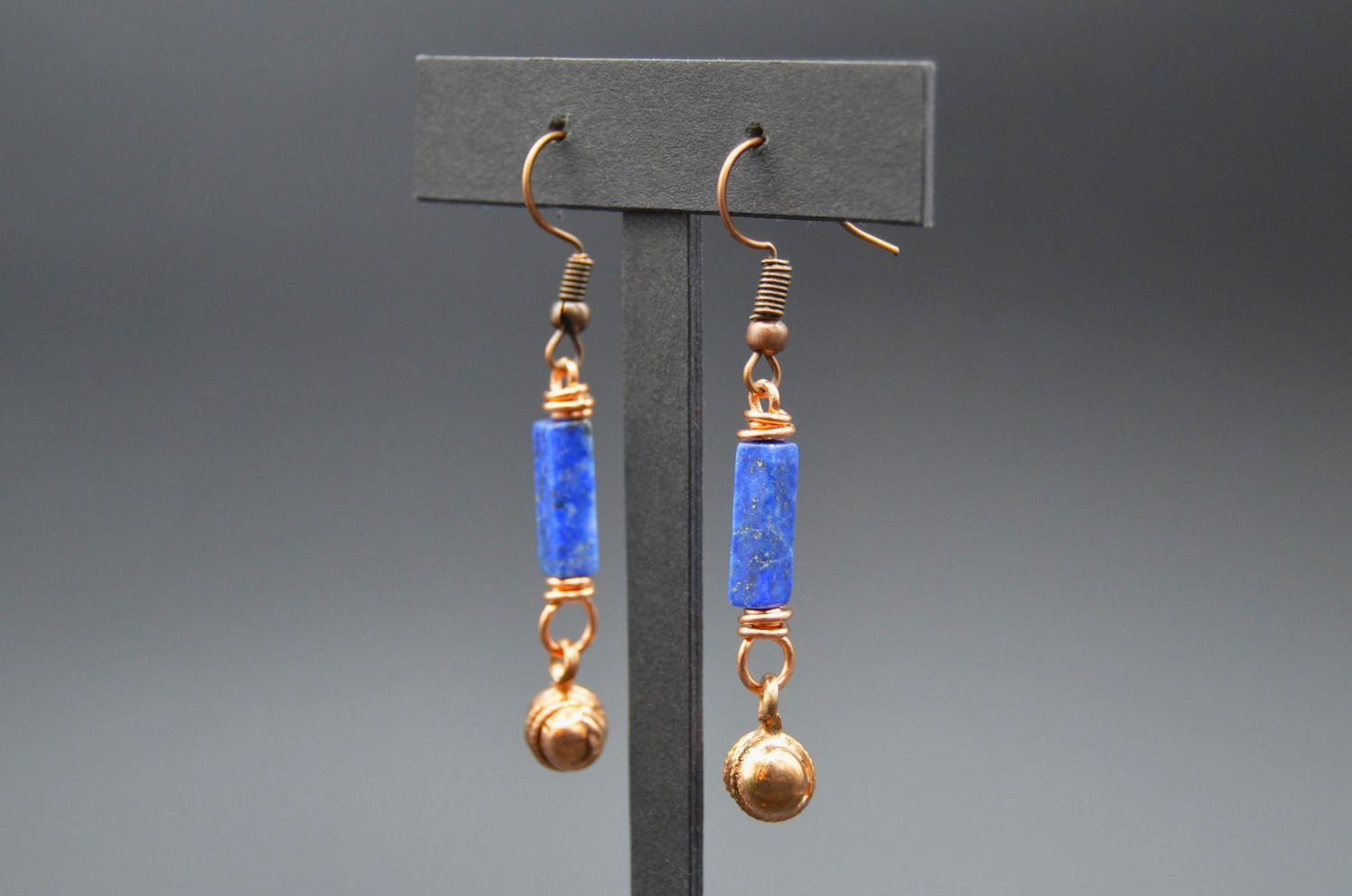 Jingle Bells and Lapis Earring