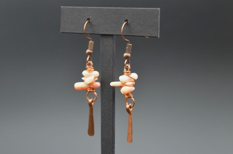 Coral Cluster Earrings