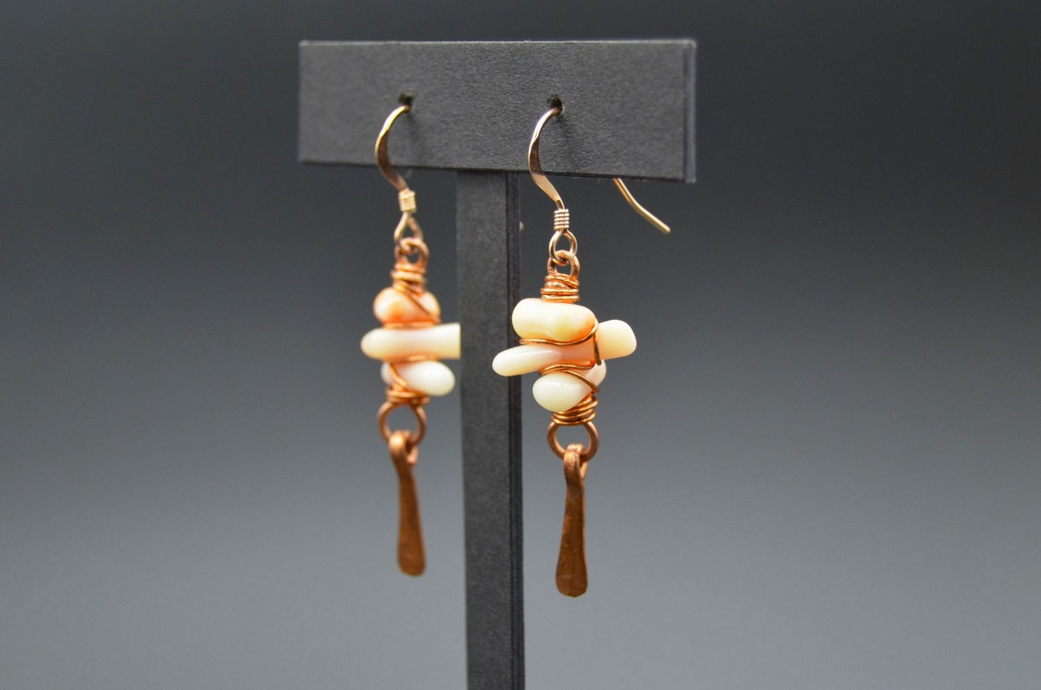 Coral Cluster Earrings